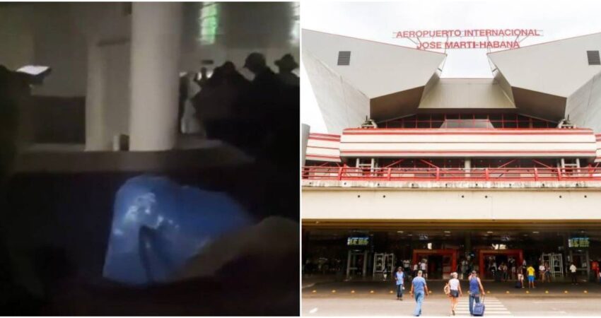 Reportan imรกgenes del Aeropuerto de La Habana a oscuras aeropuerto-habana