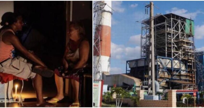 Cuba totalmente sin corriente ante salida de la termoeléctrica Antonio Guiteras del Sistema Electroenergético Nacional apagón general-CTE Antonio Guiteras