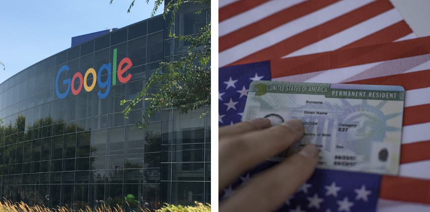 Google, entre las empresas norteamericanas que más residencias permanentes patrocina en EEUU green