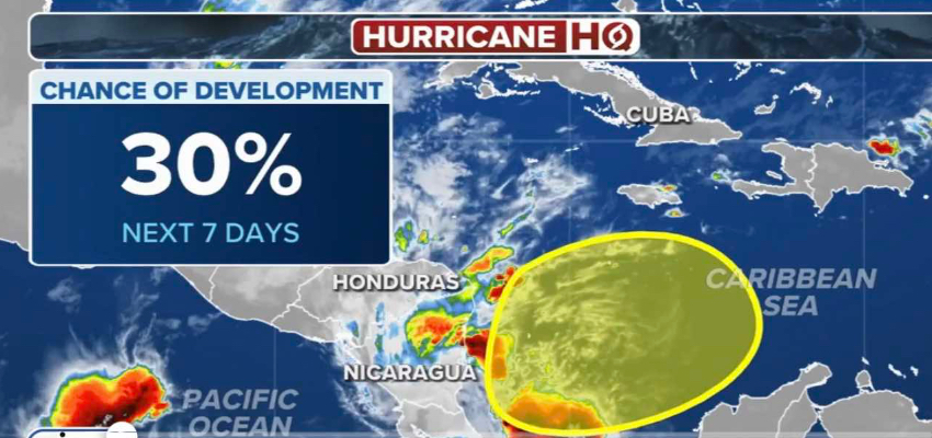 Una tormenta tropical podría desarrollarse en el mar Caribe durante la próxima semana hurricane