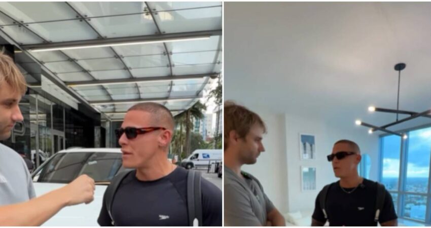 Influencer y empresario cubano muestra su apartamento en una de las zonas más lujosas y exclusivas de Miami influencer Angel Sánchez-apartamento en Miami