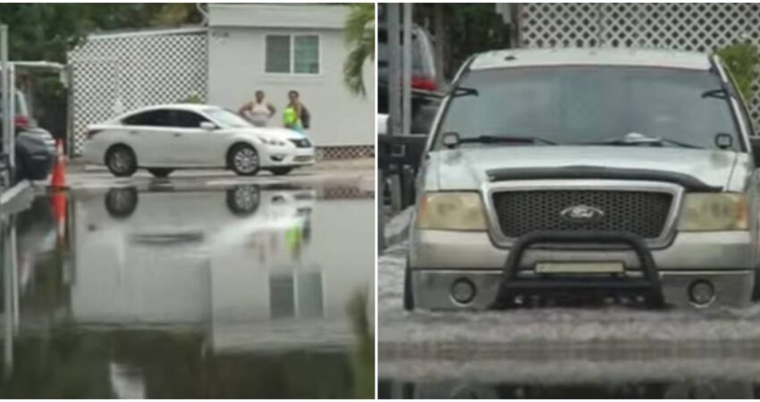 Huracรกn Milton continรบa avanzando hacia Florida y ya se reportan inundaciones en algunas รกreas de Hialeah inundaciones-residentes de Hialeah