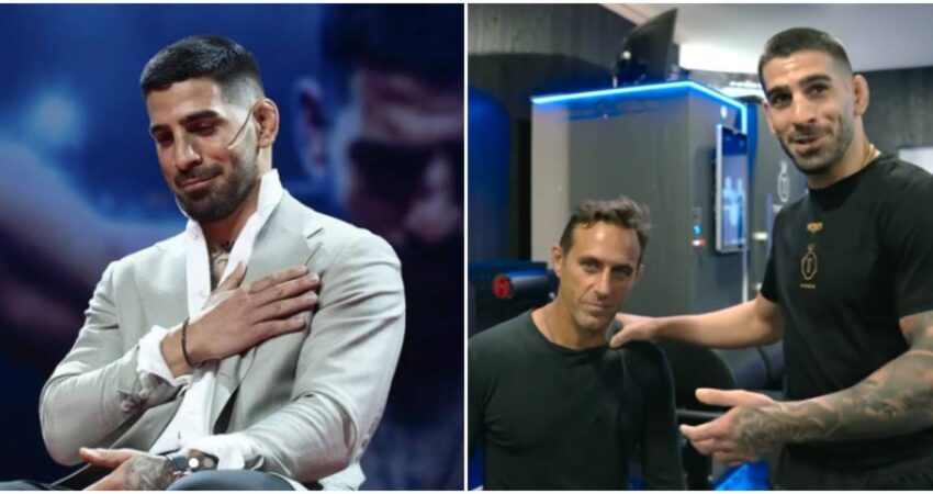 Jesús Gallo es el cubano que prepara físicamente al espectacular Ilia Topuria luchador Ilia Topuria-Entrenador cubano