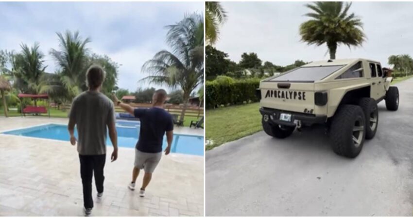 Cubano muestra la lujosa mansión que posee en Miami y los autos de lujo que tiene en su garaje mansión de cubanos-mansiones en Miami