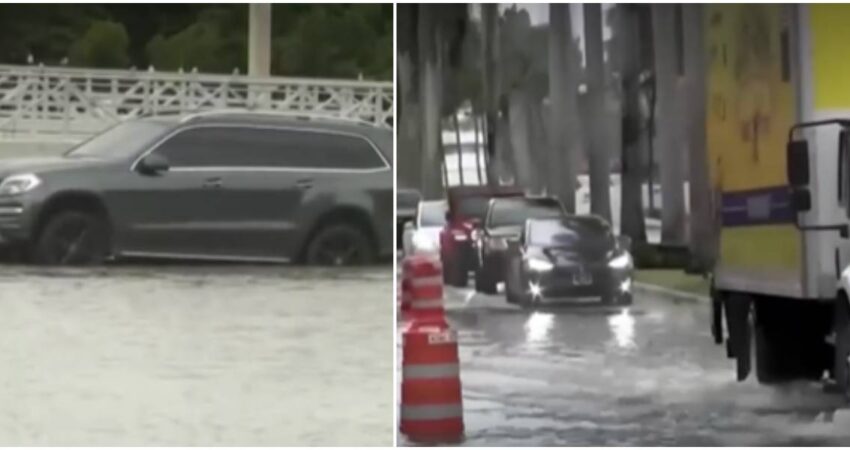Funcionarios de Fort Lauderdale y de Miami Beach trabajan para brindar a sus residentes estacionamiento gratuito y seguro tras las enormes mareas causadas por la superluna de octubre superluna-sube el nivel del mar