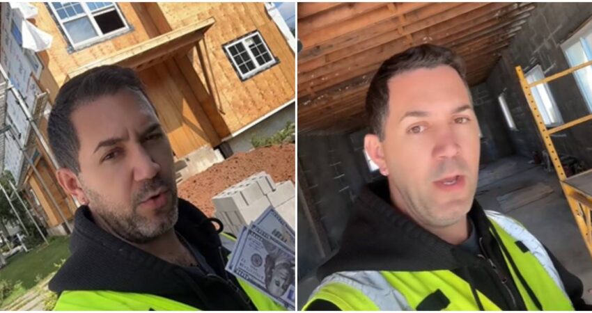 Residente en Estados Unidos revela el salario que puede percibir un trabajador de la construcción en Estados Unidos tiktoker-construcción en EE.UU