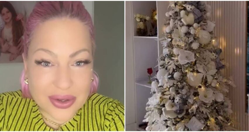 La Diosa de Cuba comparte imágenes de su hermoso árbol de navidad: "¡Qué cosa más linda y tiene ositos!" La Diosa-árbol de navidad