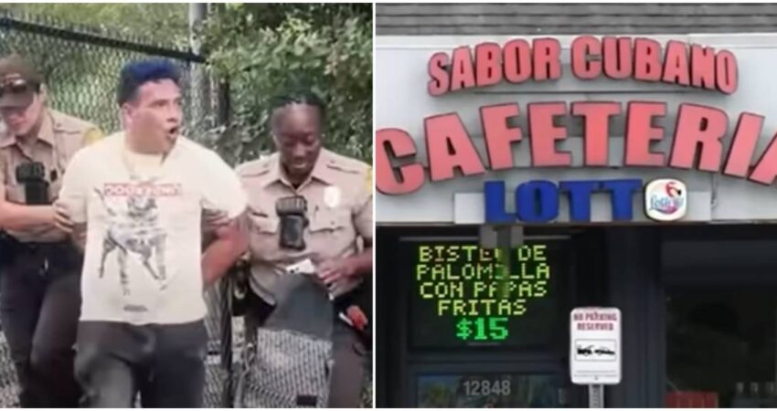 Cubano que apuรฑalรณ a otro en las afueras de una cafeterรญa de Miami termina bajo arresto tras regresar al lugar del hecho arresto de cubano-cafeterรญa cubana