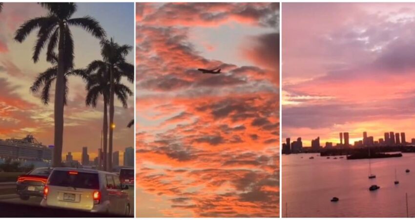 Otro atardecer de Miami que fue todo un espectรกculo atardecer-miami (2)