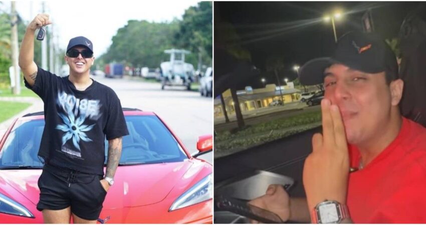 Influencer cubano Carnota cambia el Tesla por un Corvette: "Millonario antes de los 30" corvette-carnota