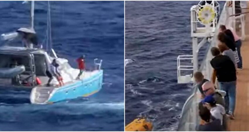 Crucero de Disney rescata a un grupo de navegantes varados frente a la costa de Florida crucero-rescate