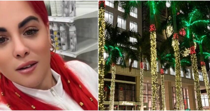 Emotivo video de una cubana en Estados Unidos seleccionando adornos para su primer árbol navideño cubana-navidad