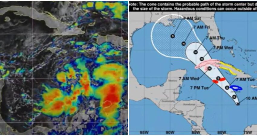 Depresiรณn Tropical 18 se forma en el caribe y amenaza con afectar a Cuba depresiรณn tropical-posible impacto en Cuba