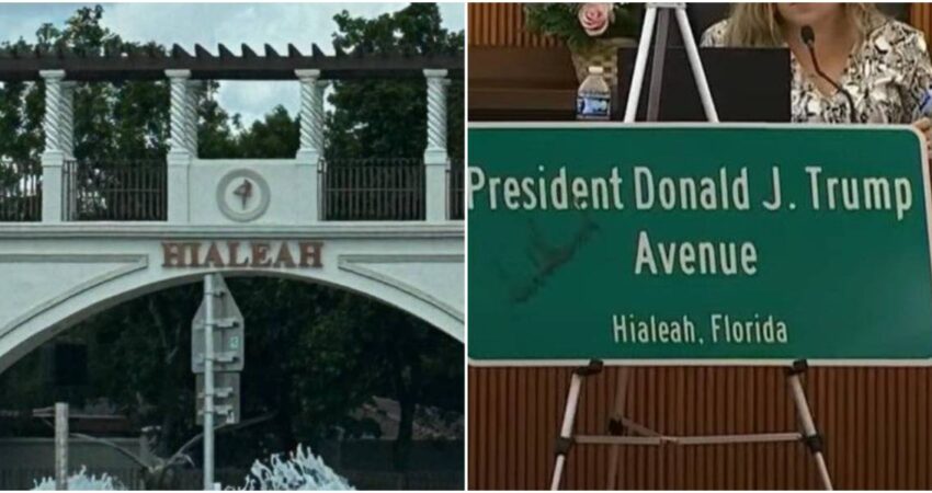 Dentro de poco Hialeah pudiera tener una avenida con el nombre de Donald Trump hialeah-trump