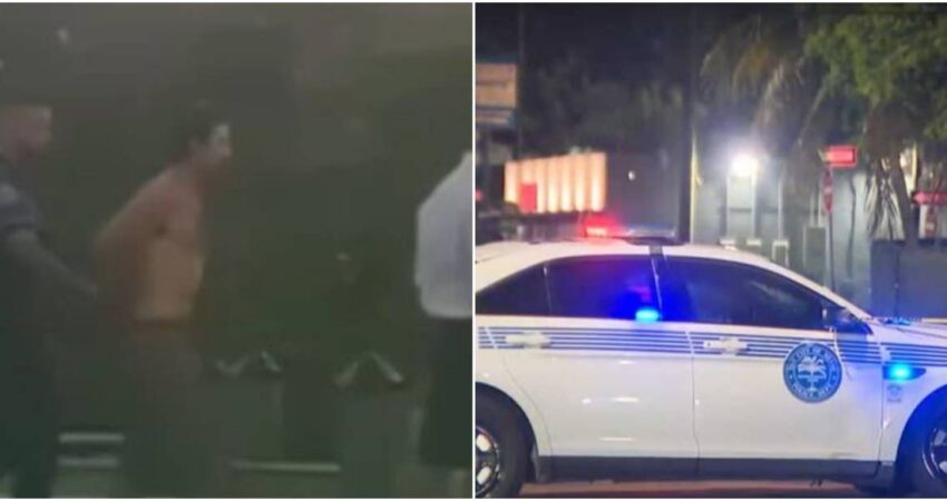 Arrestan a un hombre en Miami por presuntamente disparar desde su embarcación a otra embarcación hiriendo a un navegante en la marina hombre-policia-miami