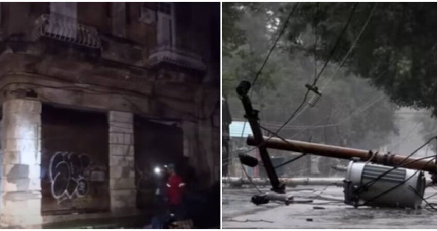 Región occidental de Cuba continúa sin servicio eléctrico a causa del impacto del huracán Rafael occidente sin electricidad-huracán Rafael