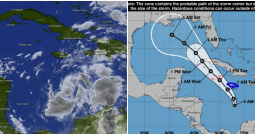 Cuba se prepara ante inminente impacto de lo que sería el ciclón número 18 de la temporada posible ciclón-pronóstico del tiempo