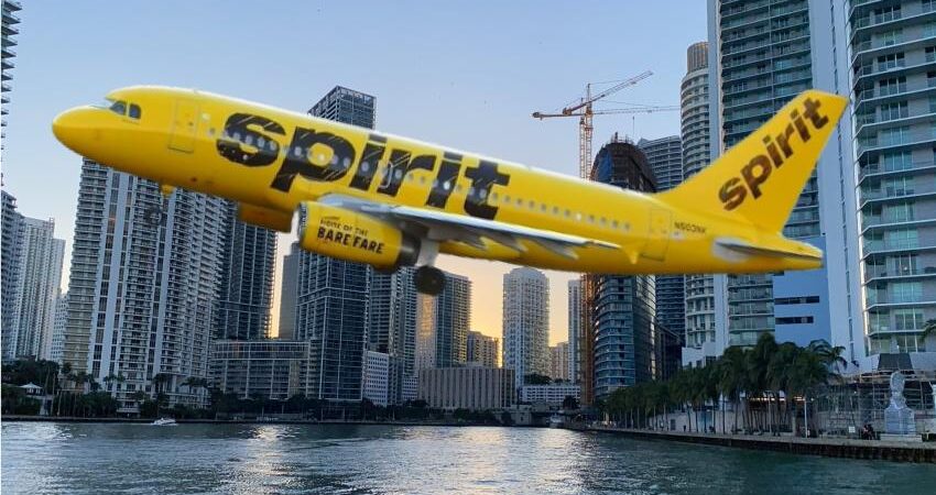 Aerolínea estadounidense Spirit Airlines se declara en bancarrota spirit-miami-1
