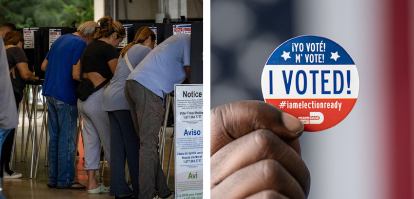 Récord de participación electoral en Miami-Dade, entérate cuando publicarán los resultados preliminares vote
