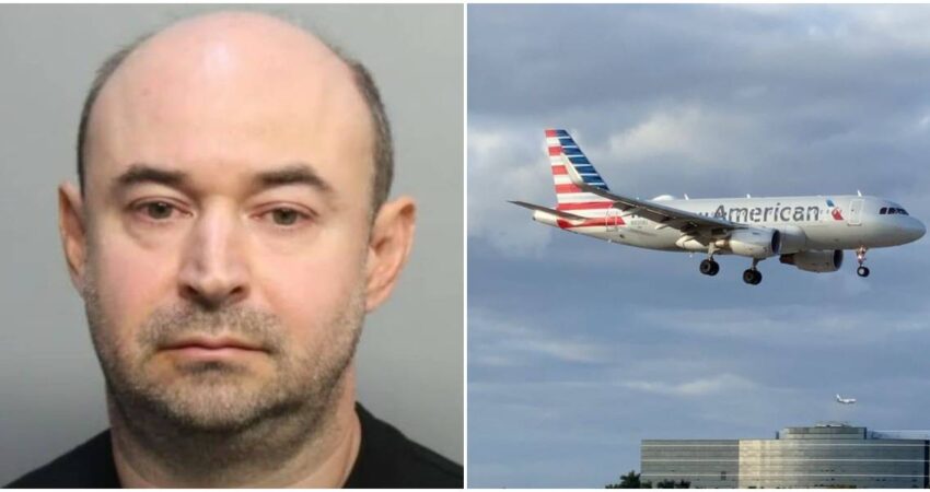 Hombre de origen brasileño arrestado en Miami por apuntar con un láser a aviones cerca del aeropuerto american-airlines-laser-miami