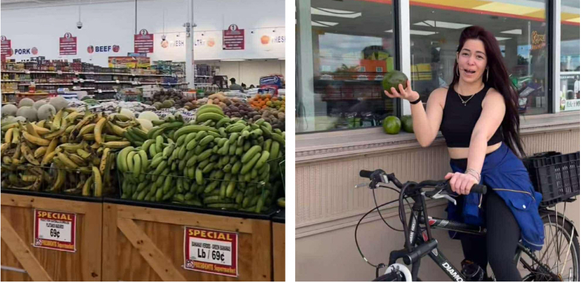 Cubana residente en Carolina de visita en Miami en supermercado Presidente:"¡Ay, Dios mío, qué cosas más ricas hay aquí!" cubana en miami