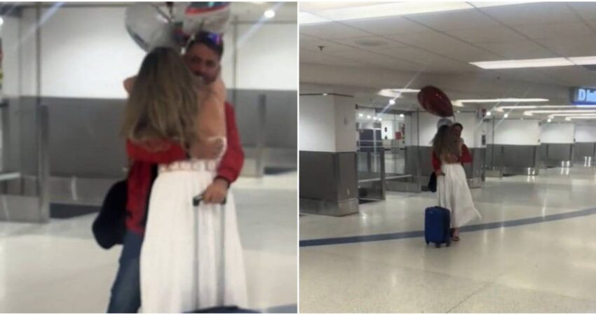 Cubana se reúne con su esposo en Estados Unidos tras años de separación cubana-esposo-eeuu