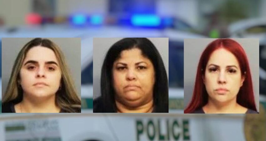 Identifican a tres cubanas en Miami empleadas de una clínica implicadas en fraude con accidentes de auto cubanas-arrestadas