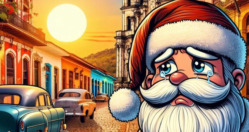 Petición de un cubano a Santa Claus en una carta: "Tráeme un pedacito de esperanza" cubano-santa