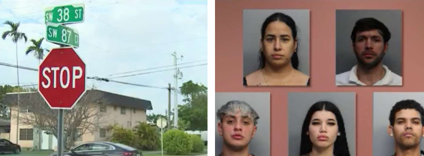 Arrestan a grupo de cubanos que fingieron accidente en Miami-Dade para estafar a compañía de seguros cubanos