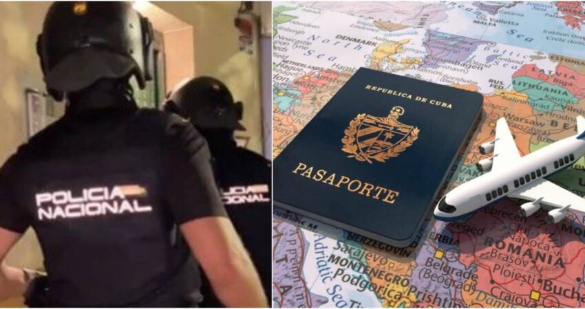 Desmantelan banda que trasladaba cubanos de Cuba a Espaรฑa pasando por Serbia por 10 mil euros cubanos-espana-policia
