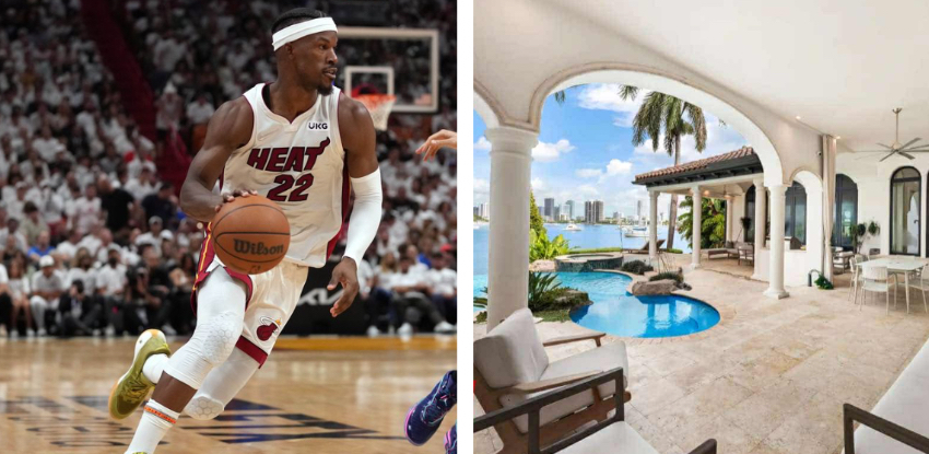 Jimmy Butler, estrella del Miami Heat renta espectacular mansión en Hibiscus Island por 70 mil mensuales jimmy bt