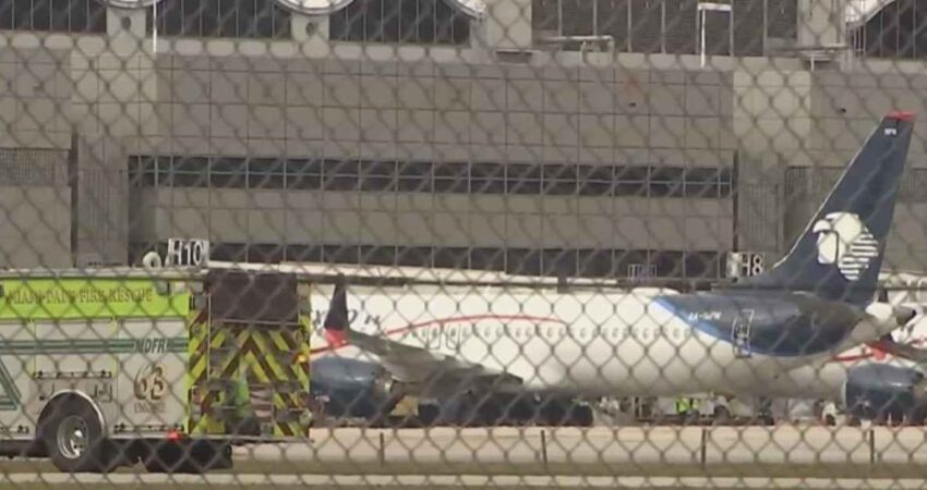 Alerta en el aeropuerto de Miami por una nota de una bomba en un avión de Aeroméxico aeropuerto-miami-aeromexico