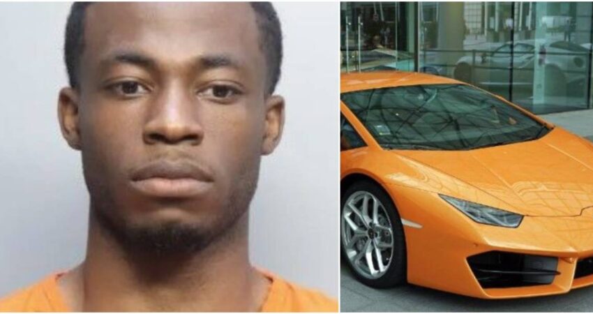 Sancionan a 18 años de prisión a un conductor de Lamborghini, tras accidente mortal en Miami arrestado-lambo