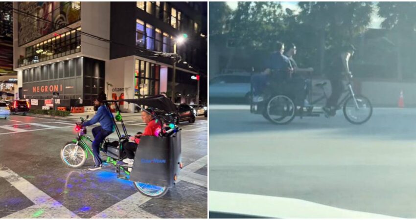 Cubanos reaccionan al aumento de Bicitaxis en Miami bicitaxi-miami