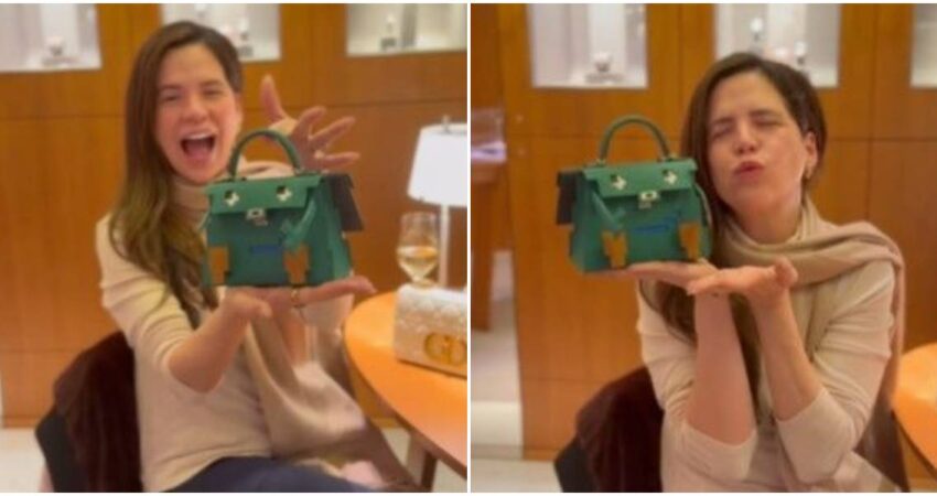 Multimillonaria cubana Camila Guiribitey compra nueva cartera Hermès y revela la astronómica suma que pagó camila-hermes