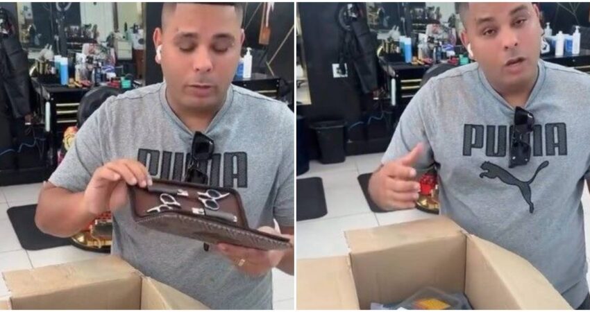 Barberos cubanos residentes en Miami envían instrumentos de barbería a niño de 14 años que se dedica a cortar el cabello en Bayamo cubanos-miamibarberos