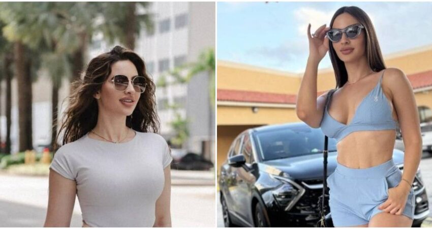 Influencer y modelo cubana Juliette Valle celebra su logro con una colección de ropa deportiva femenina en Miami juliette-moda