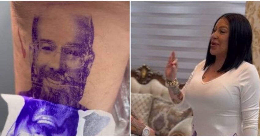 Cantante cubana La Diosa despierta expectación al pedir un tatuaje del rostro de su padrino Otaola ladiosa-otaola