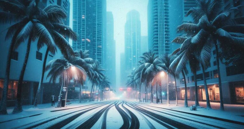 ¿Podría nevar en Miami? Esto es lo que dice la historia nieve-miami