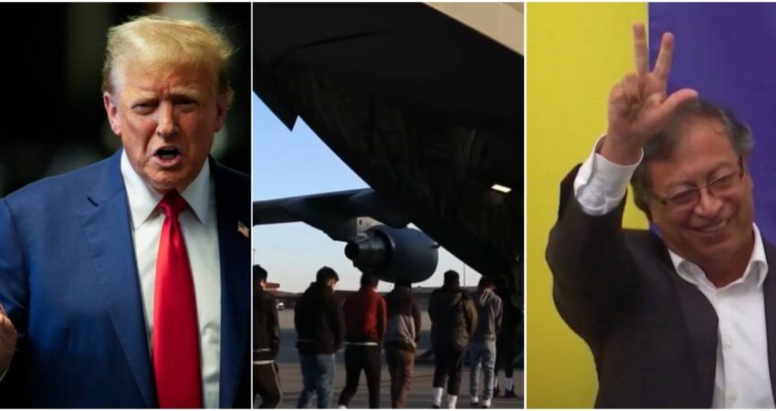 Presidente Trump impone duras sanciones a Colombia por negarse a aceptar vuelo con deportados trump-sanciones-colombia