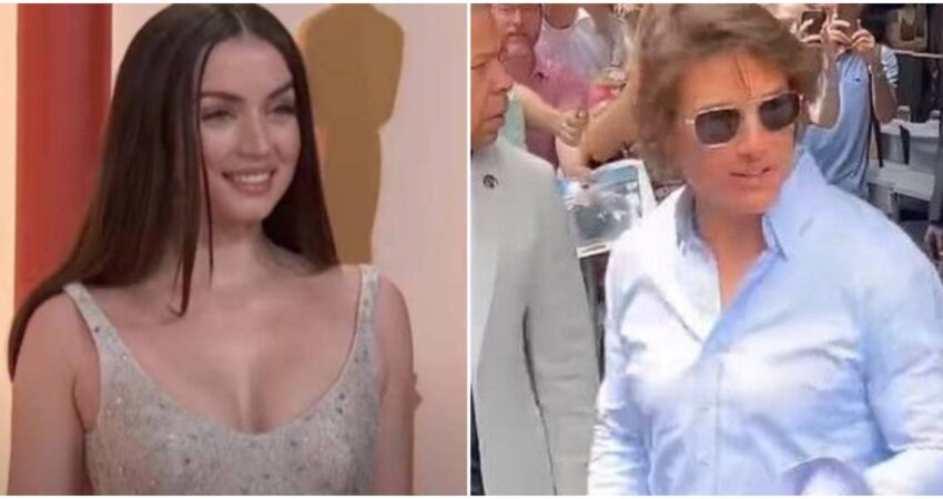 Captan a la actriz cubana Ana de Armas junto a Tom Cruise en Londres ana-armas-tom-cruise