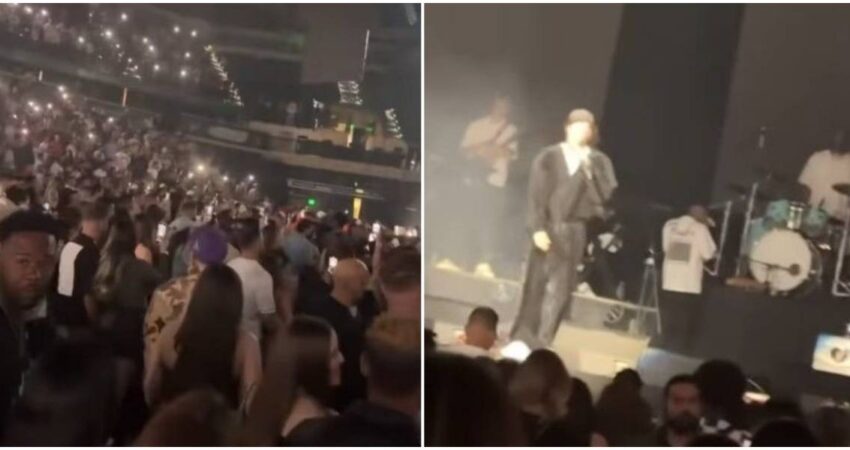Cubanos gritan contra Díaz-Canel en el concierto de Bebeshito en Nueva Jersey cubanos-bebeshito