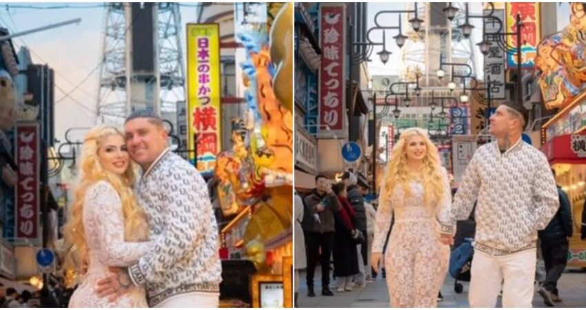¡Celebrando cinco años de amor, Osmani García y Laura lo hacen por todo lo alto desde Japón! osmani-japon