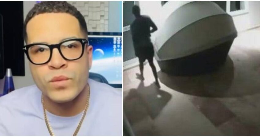 Reguetonero cubano Yomil capta en cámara como un "amigo" le roba yomil-ladron