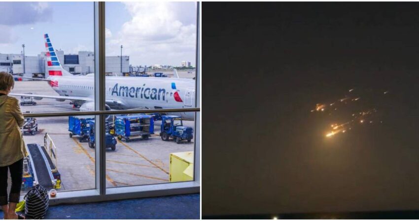 Detienen varios vuelos en el Aeropuerto de Miami debido a escombros en el aire del cohete SpaceX aeropuerto-miami (2)