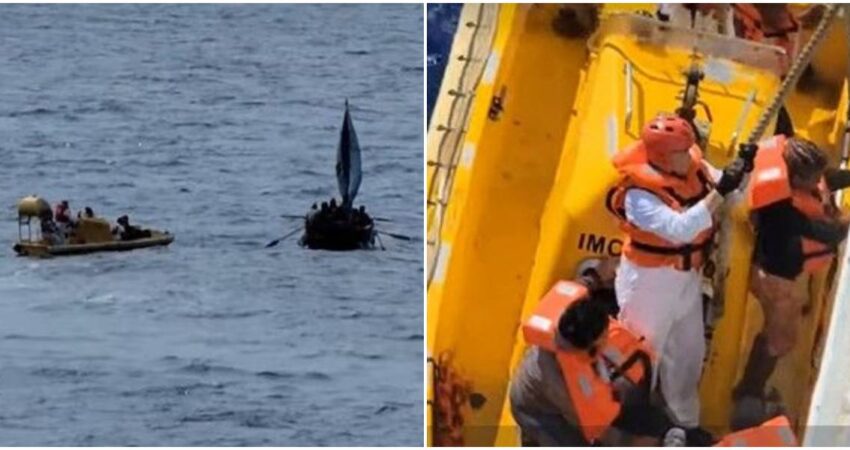 Crucero rescata a 11 balseros cubanos que se encontraban a la deriva balseros-cubanos (2)