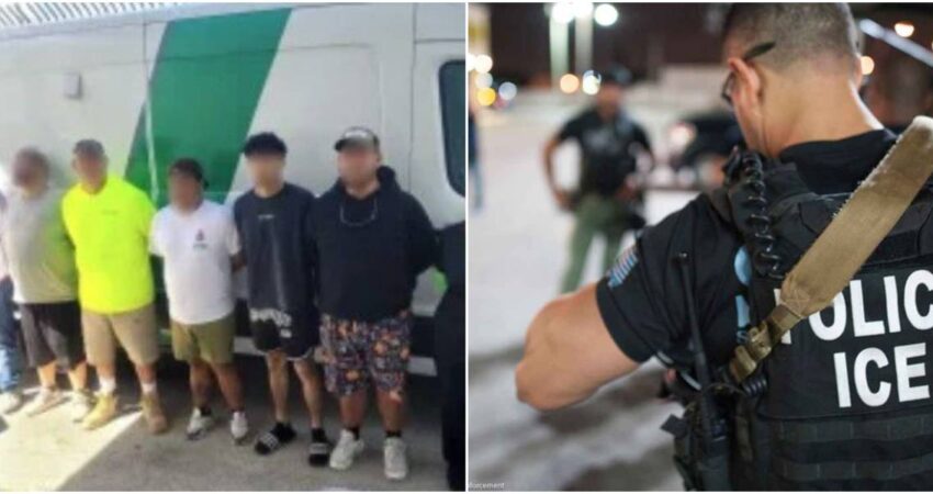 Grupo de cubanos indocumentados con antecedentes penales fueron detenidos por la Patrulla Fronteriza en los Cayos de Florida cubano-ice (1)
