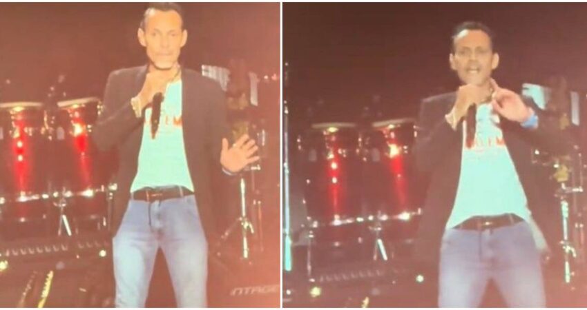 Marc Anthony pide respeto después de que le lanzaran una botella desde el público en Barranquilla marc-anthony