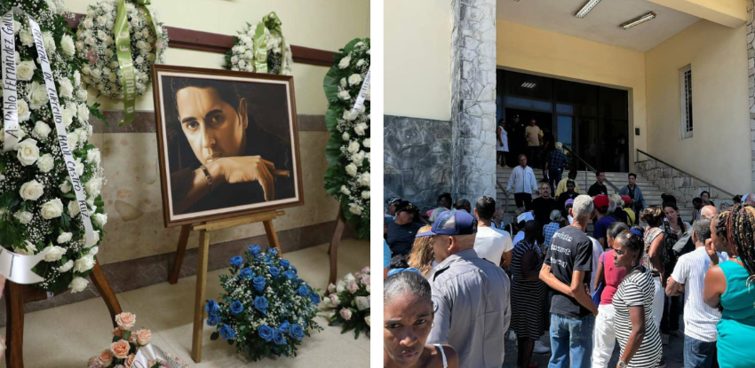 Decenas de cubanos acuden a velorio de Paulo FG, leyenda de la música popular bailable en Cuba paulo FG