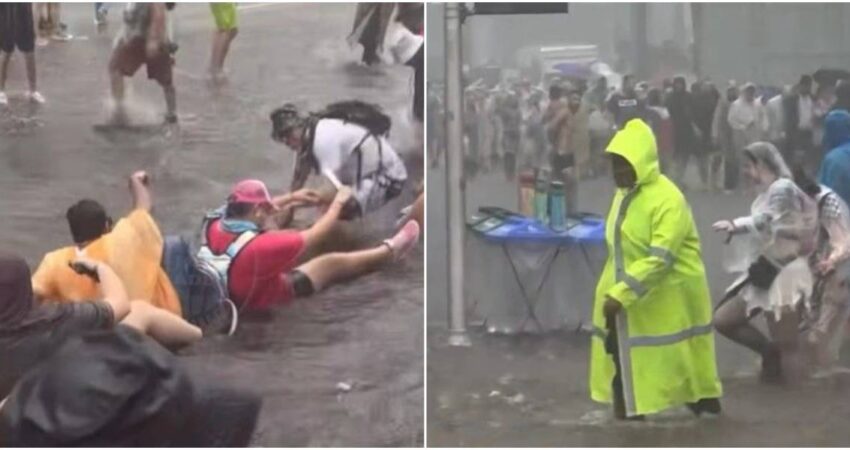 Fuertes lluvias e inundaciones crean caos en el Festival Ultra en Miami ultra-lluvias